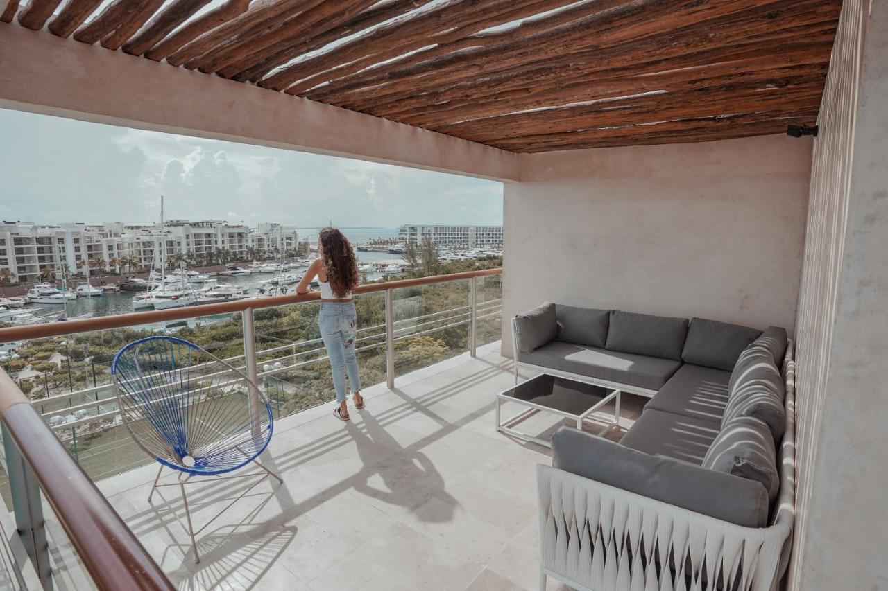 La Amada Condo With Marina View Cancún Esterno foto